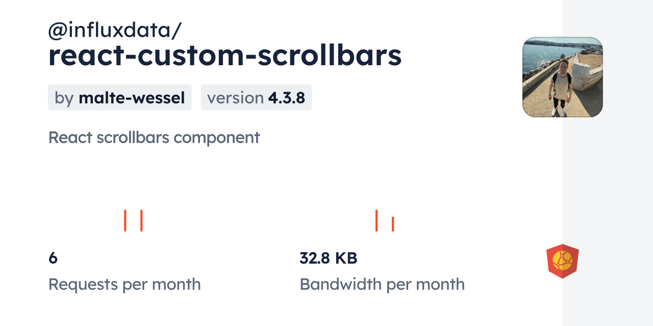 influxdata/reactcustomscrollbars CDN by jsDelivr A CDN for npm and