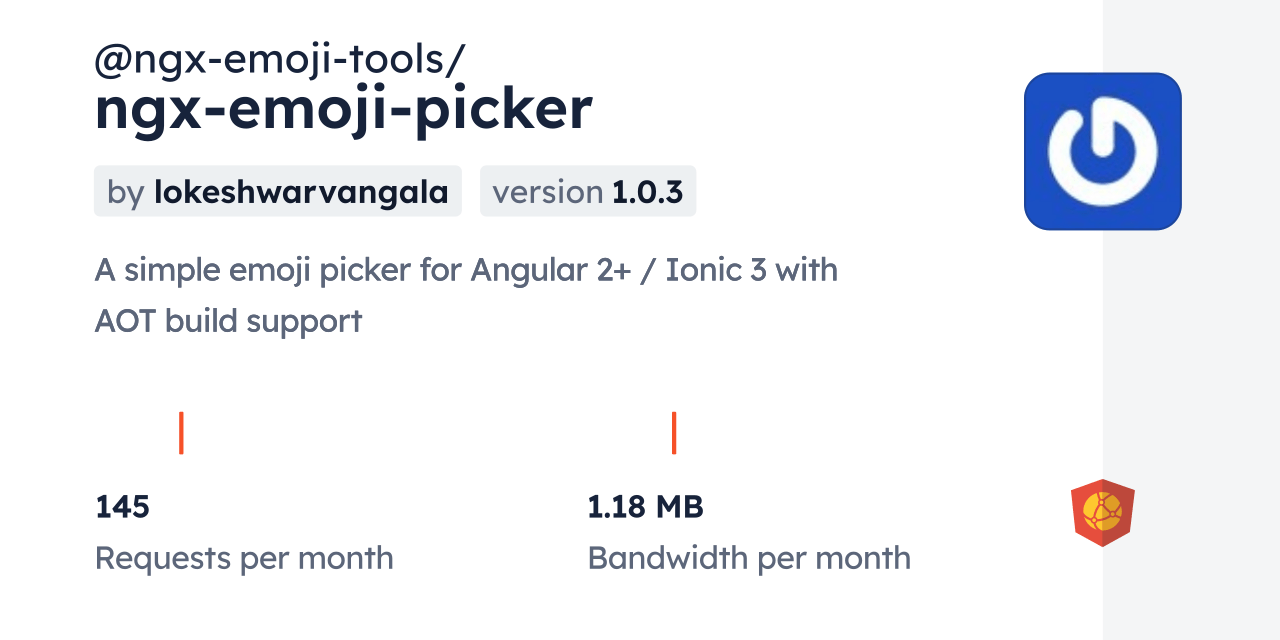 ngxemojitools/ngxemojipicker CDN by jsDelivr A CDN for npm and
