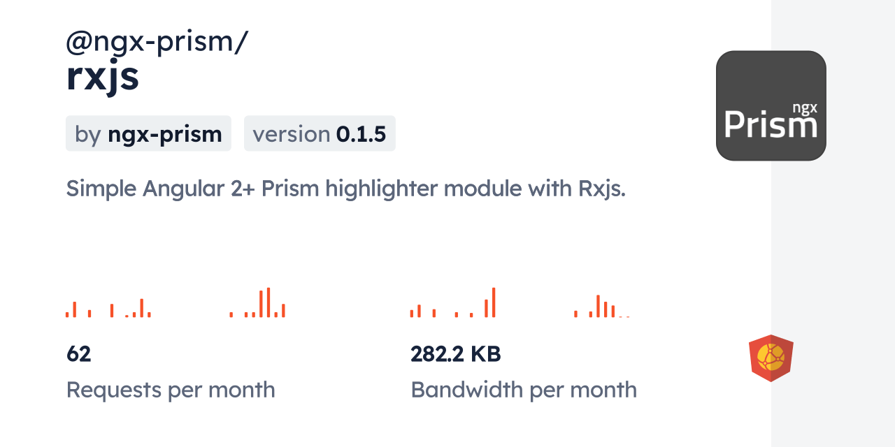 ngxprism/rxjs CDN by jsDelivr A CDN for npm and GitHub