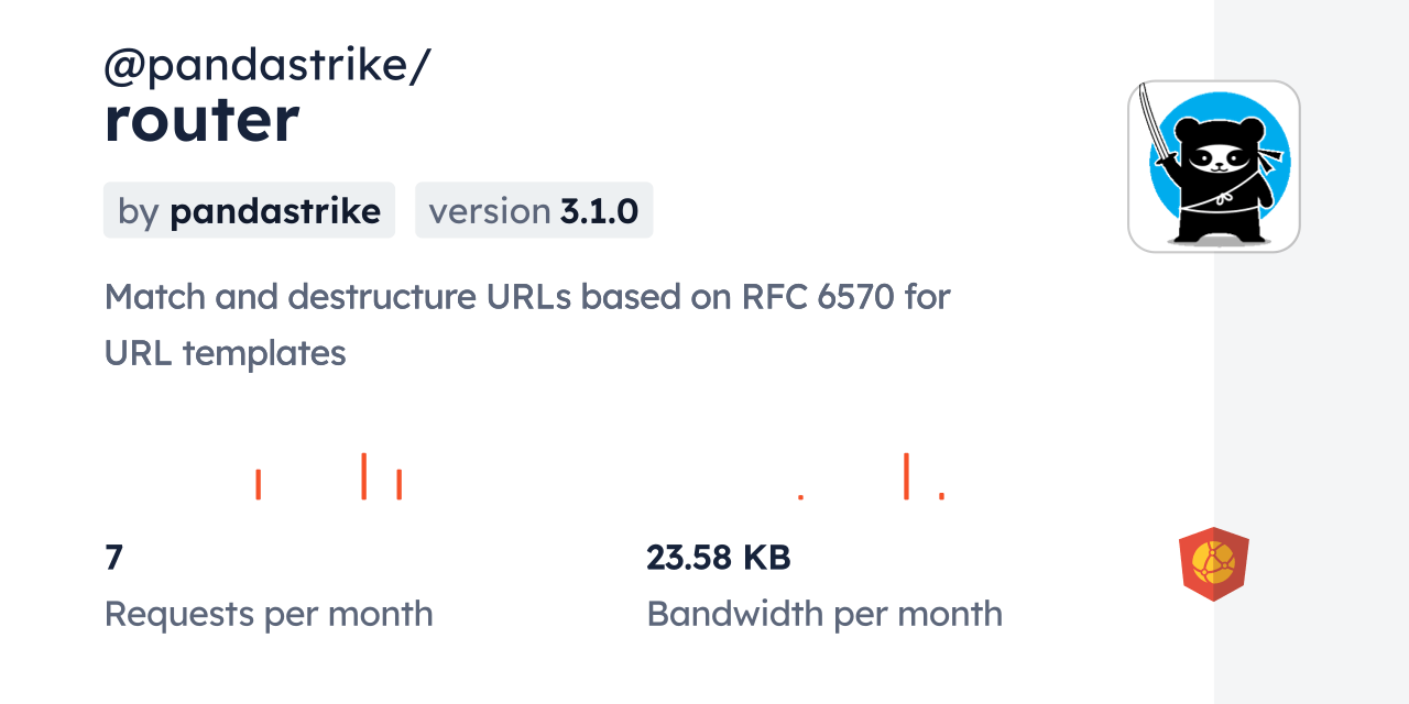 pandastrike/router CDN by jsDelivr A CDN for npm and GitHub