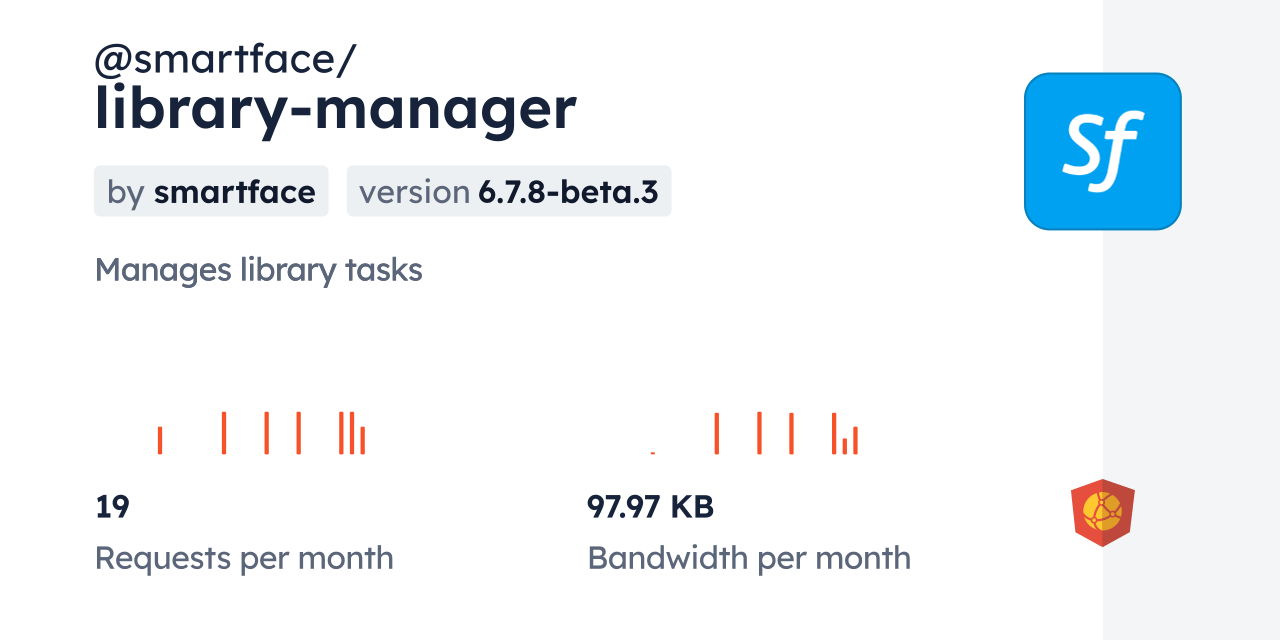 smartface/librarymanager CDN by jsDelivr A CDN for npm and GitHub