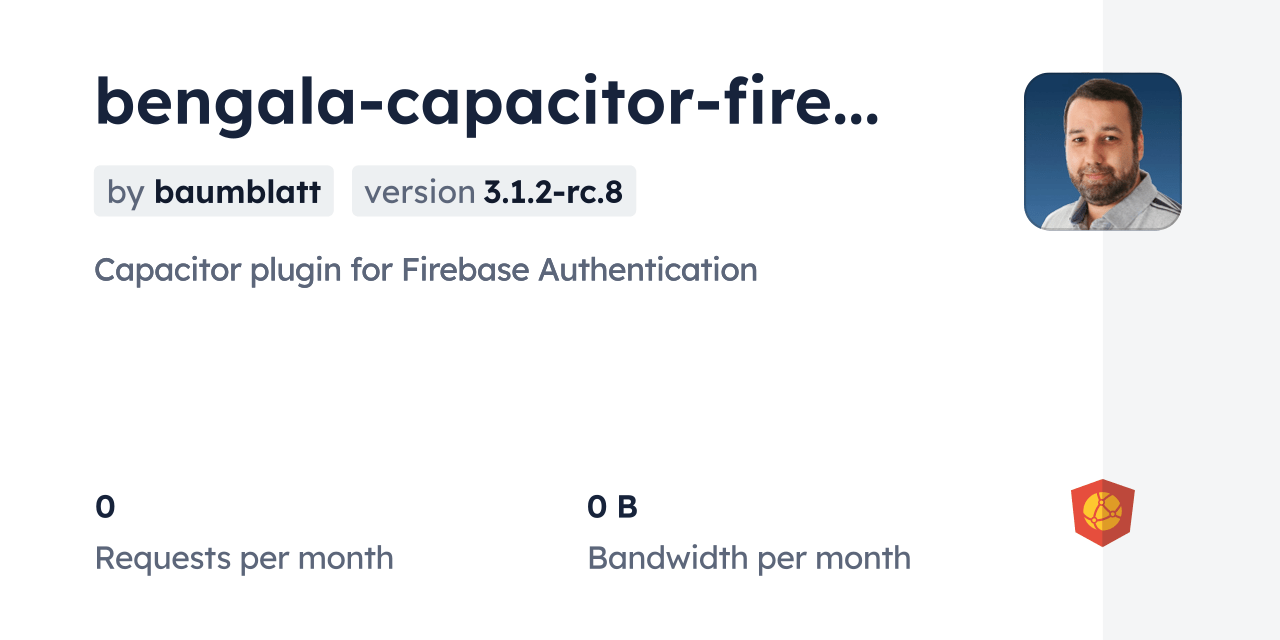 bengalacapacitorfirebaseauth CDN by jsDelivr A CDN for npm and GitHub