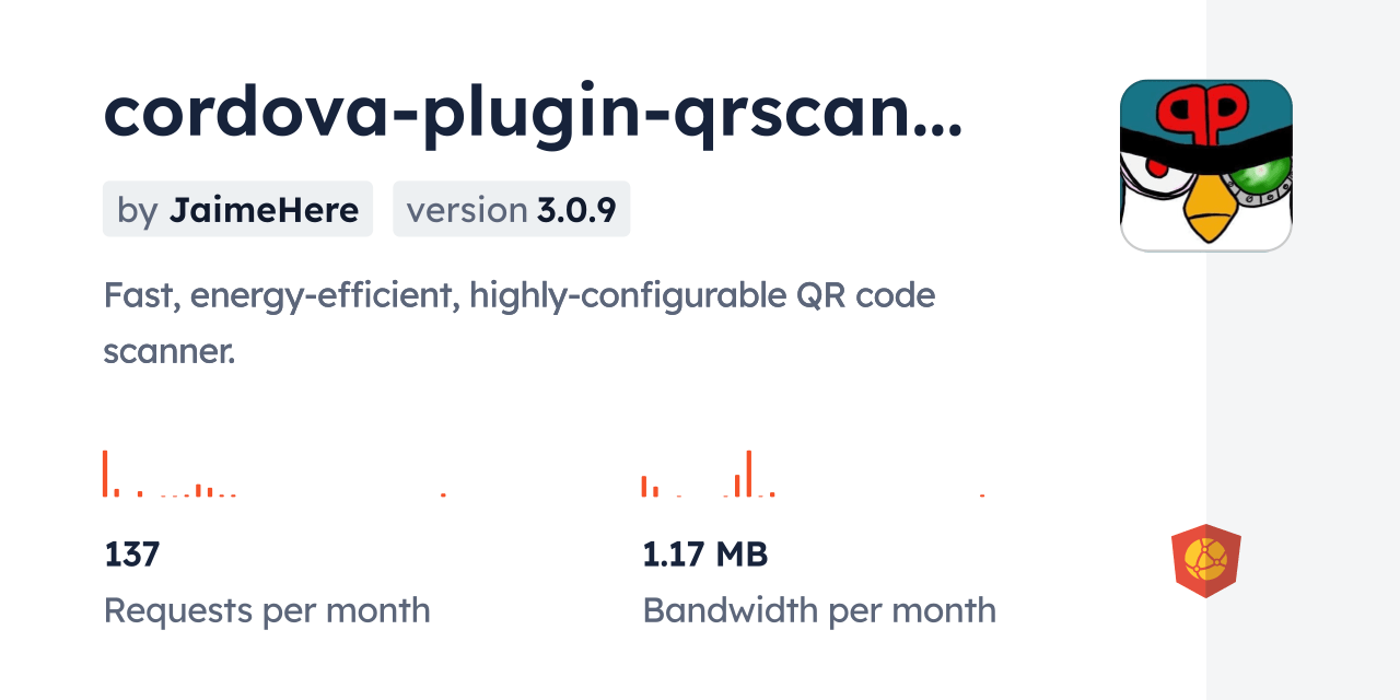 cordovapluginqrscanner12 CDN by jsDelivr A CDN for npm and GitHub