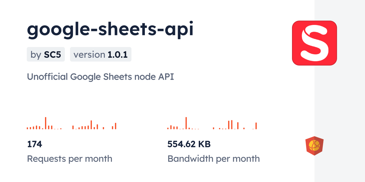 googlesheetsapi CDN by jsDelivr A CDN for npm and GitHub