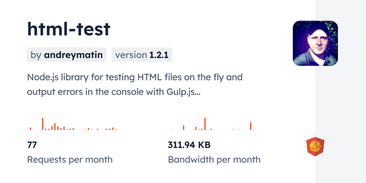 htmltest CDN by jsDelivr A CDN for npm and GitHub