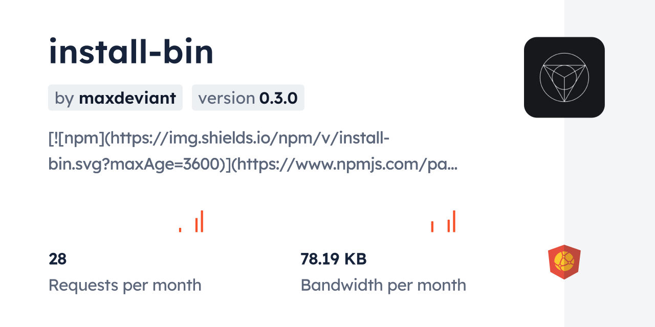 installbin CDN by jsDelivr A CDN for npm and GitHub