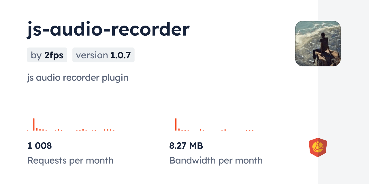 jsaudiorecorder CDN by jsDelivr A CDN for npm and GitHub