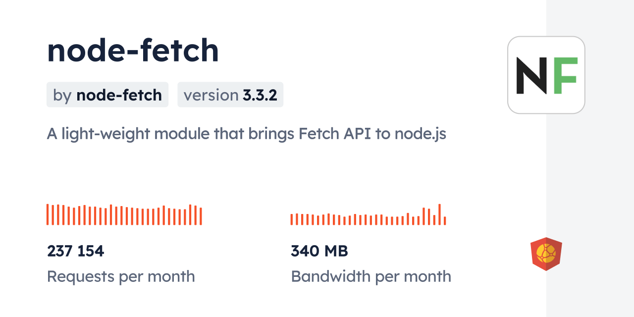 nodefetch CDN by jsDelivr A CDN for npm and GitHub