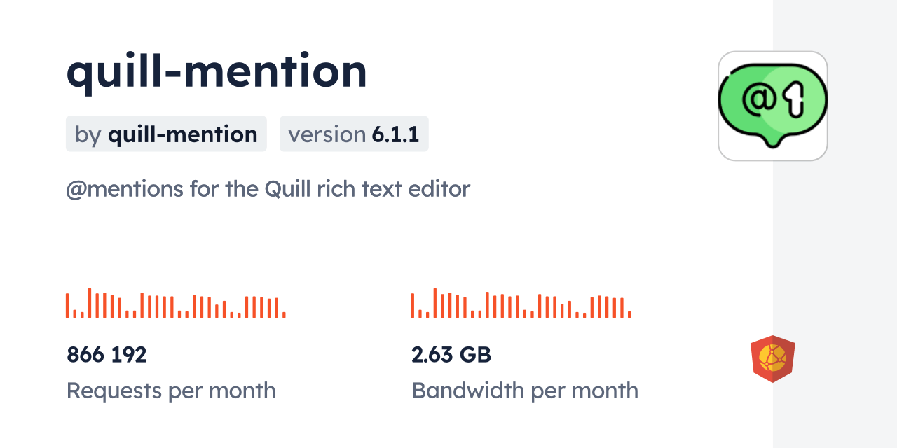 quillmention CDN by jsDelivr A CDN for npm and GitHub