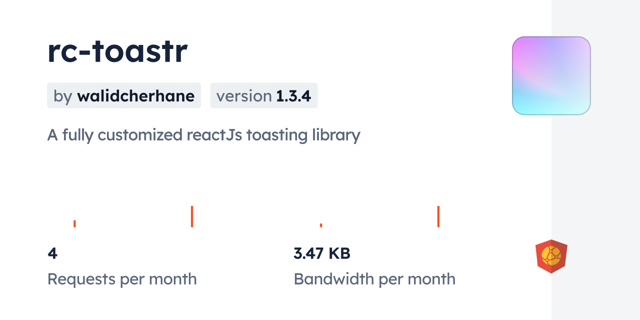rctoastr CDN by jsDelivr A CDN for npm and GitHub