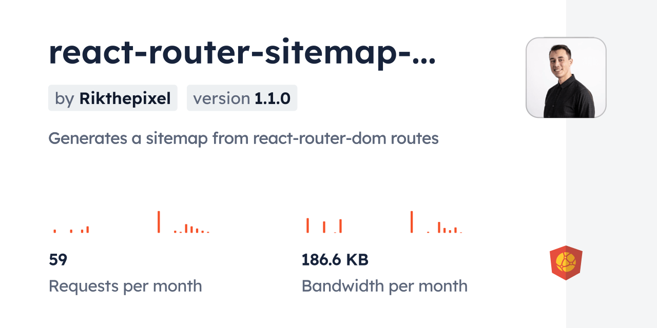 reactroutersitemapmaker CDN by jsDelivr A CDN for npm and GitHub