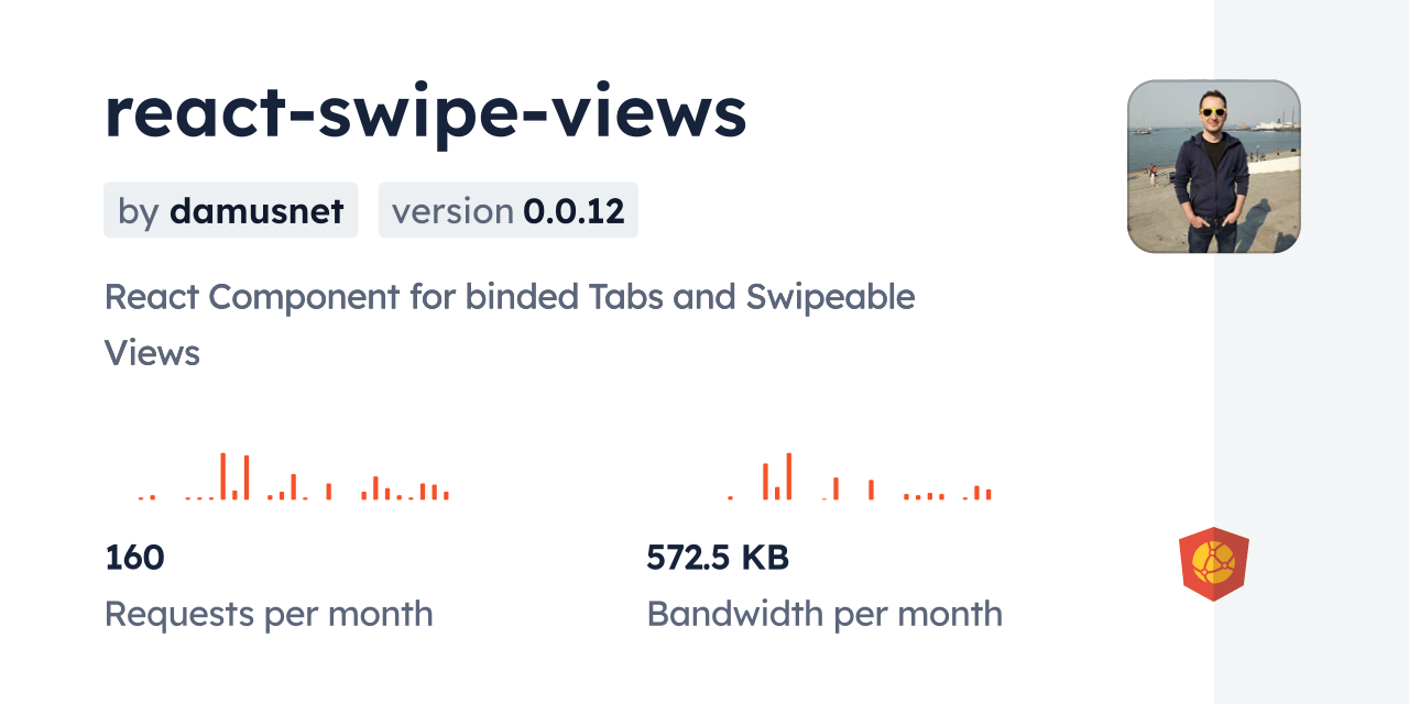 reactswipeviews CDN by jsDelivr A CDN for npm and GitHub