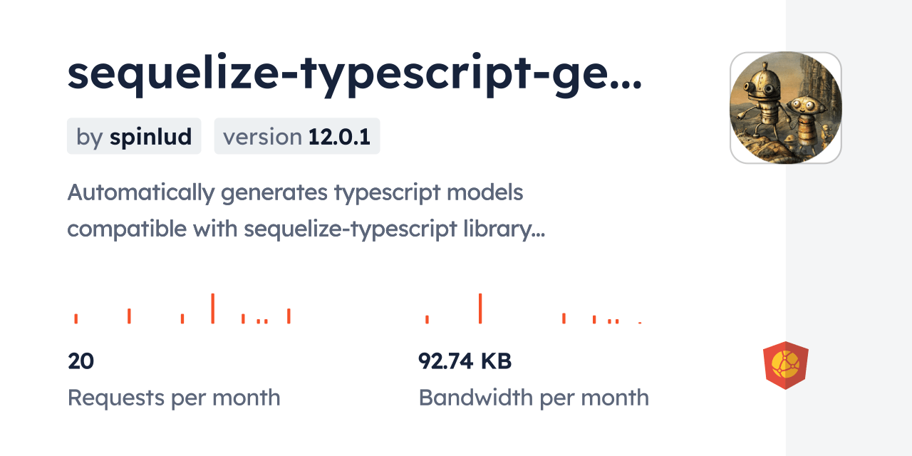 sequelizetypescriptgenerator CDN by jsDelivr A CDN for npm and GitHub