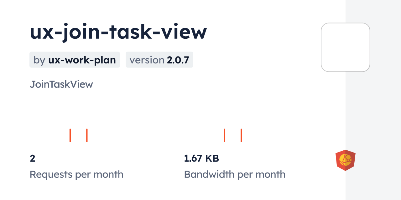 uxjointaskview CDN by jsDelivr A CDN for npm and GitHub