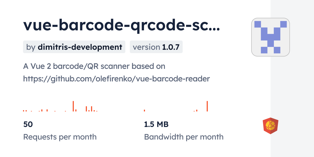 vuebarcodeqrcodescanner CDN by jsDelivr A CDN for npm and GitHub
