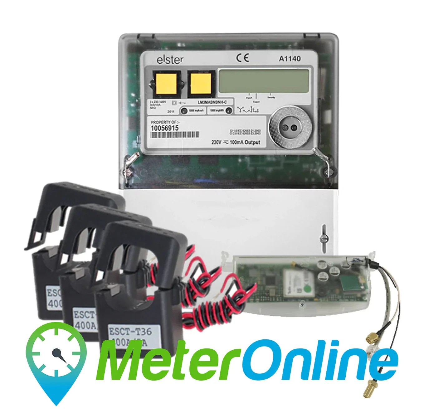 Bundle Elster A1140 Current Transformer Operated Meter R