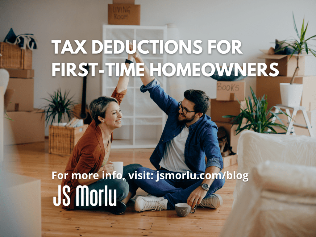 Tax Deductions For FirstTime Homeowners Accounting Services