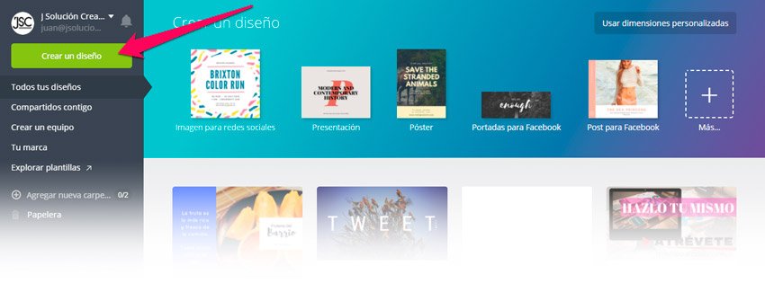 Folleto en Canva de aspecto profesional hecho en casa