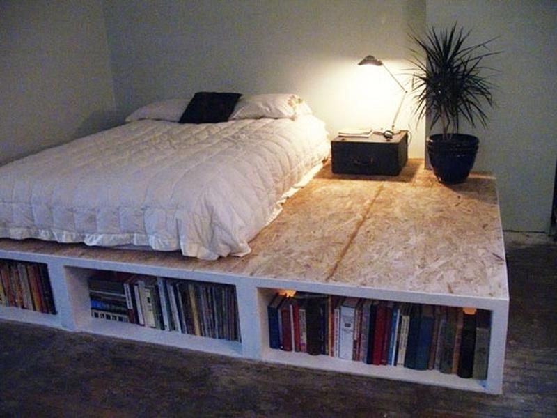 15 Ideas of Bed Frame Bookcases