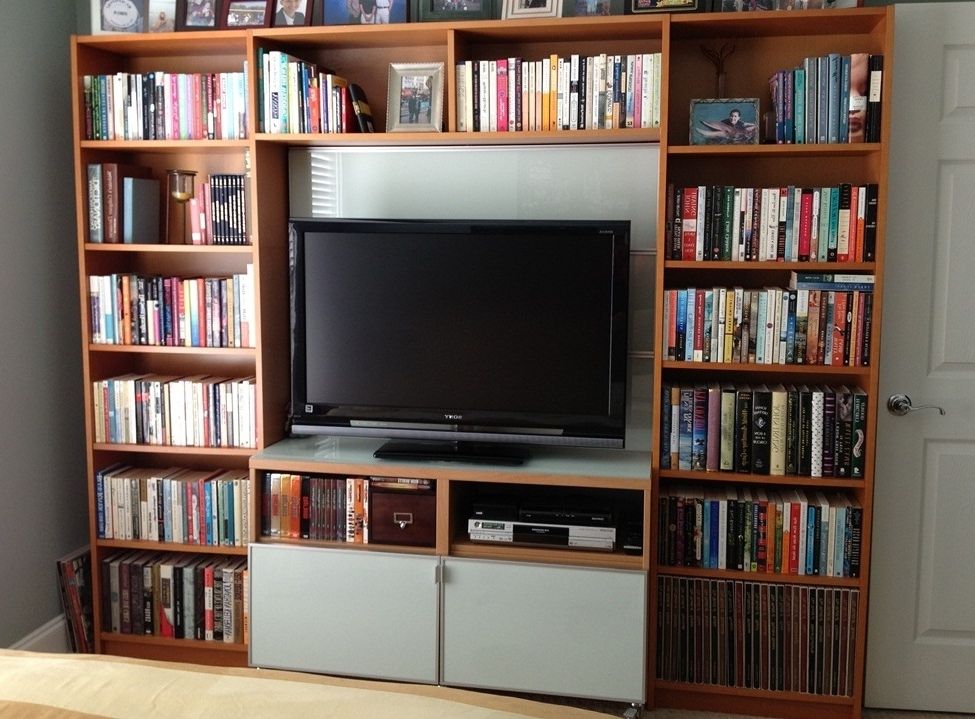 2021 Latest Bookcases Tv Unit