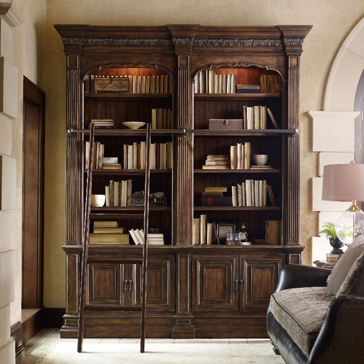 15 Ideas of Bookcases with Ladder and Rail