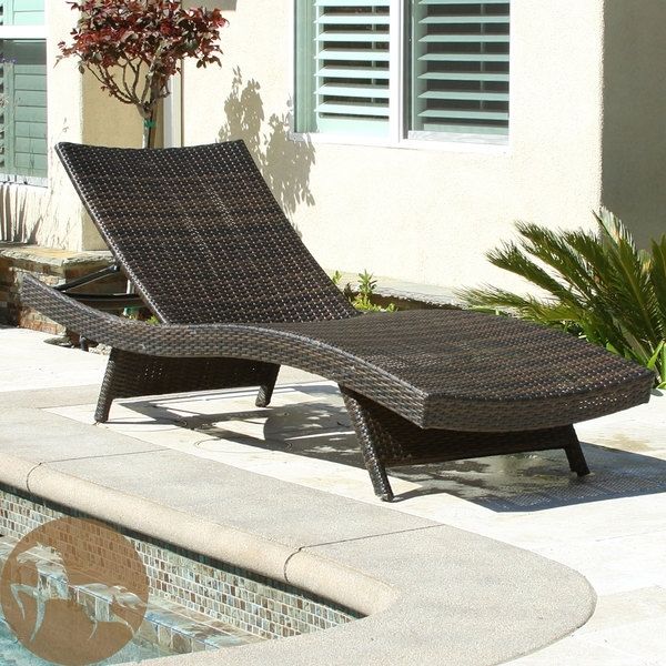15 Inspirations Outdoor Wicker Chaise Lounges