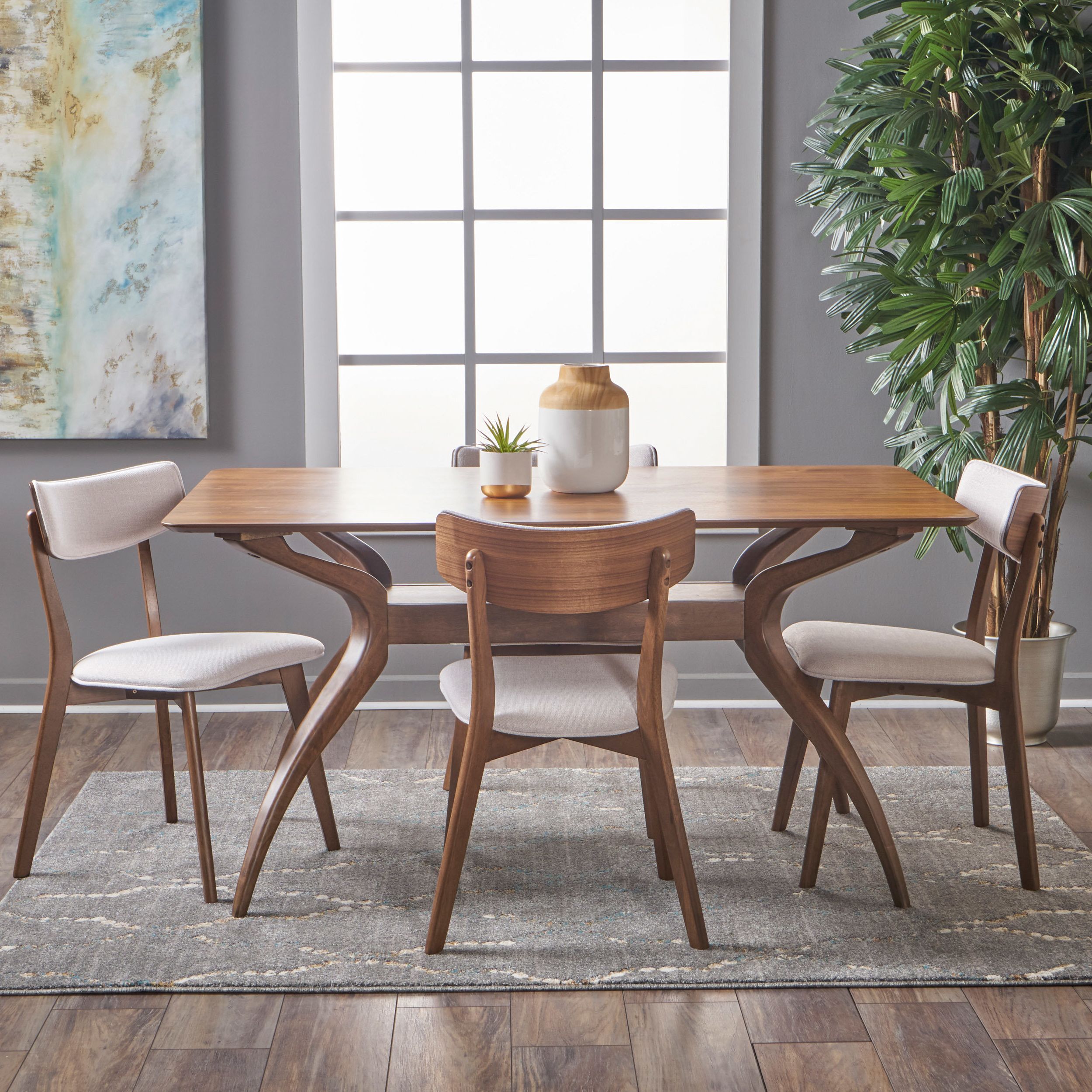 20 Collection of Travon 5 Piece Dining Sets
