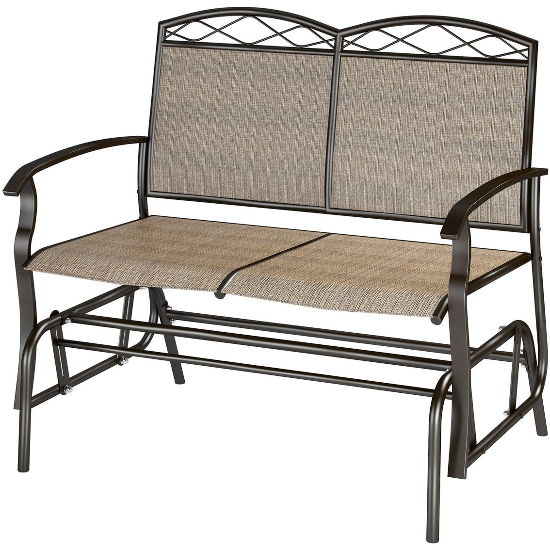 Best 30+ of Iron Double Patio Glider Benches