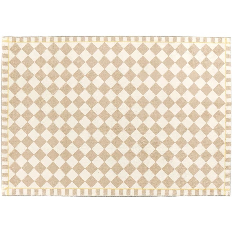 Modern minimalist imitation cashmere carpet large area floor mat