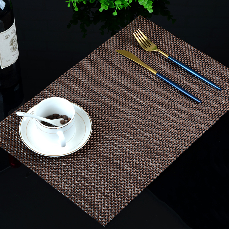 Placemats Washable PVC Dining Table Mats Heat Resistant Sustainable