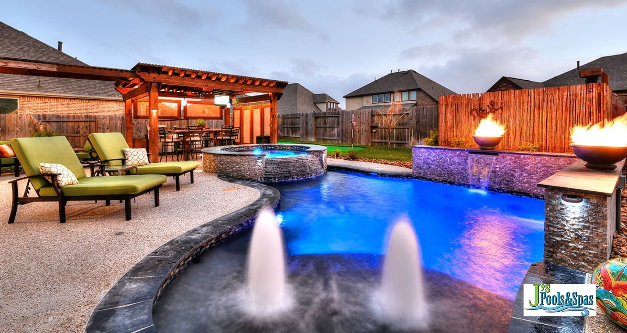 Concrete Pools J’s Pools & Spas Houston, TX
