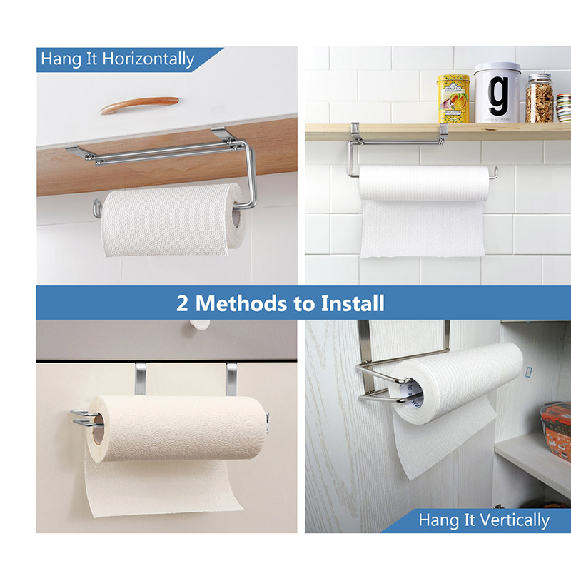 JSVER Stainless Steel Paper Towel Holder JSVER Under Paper