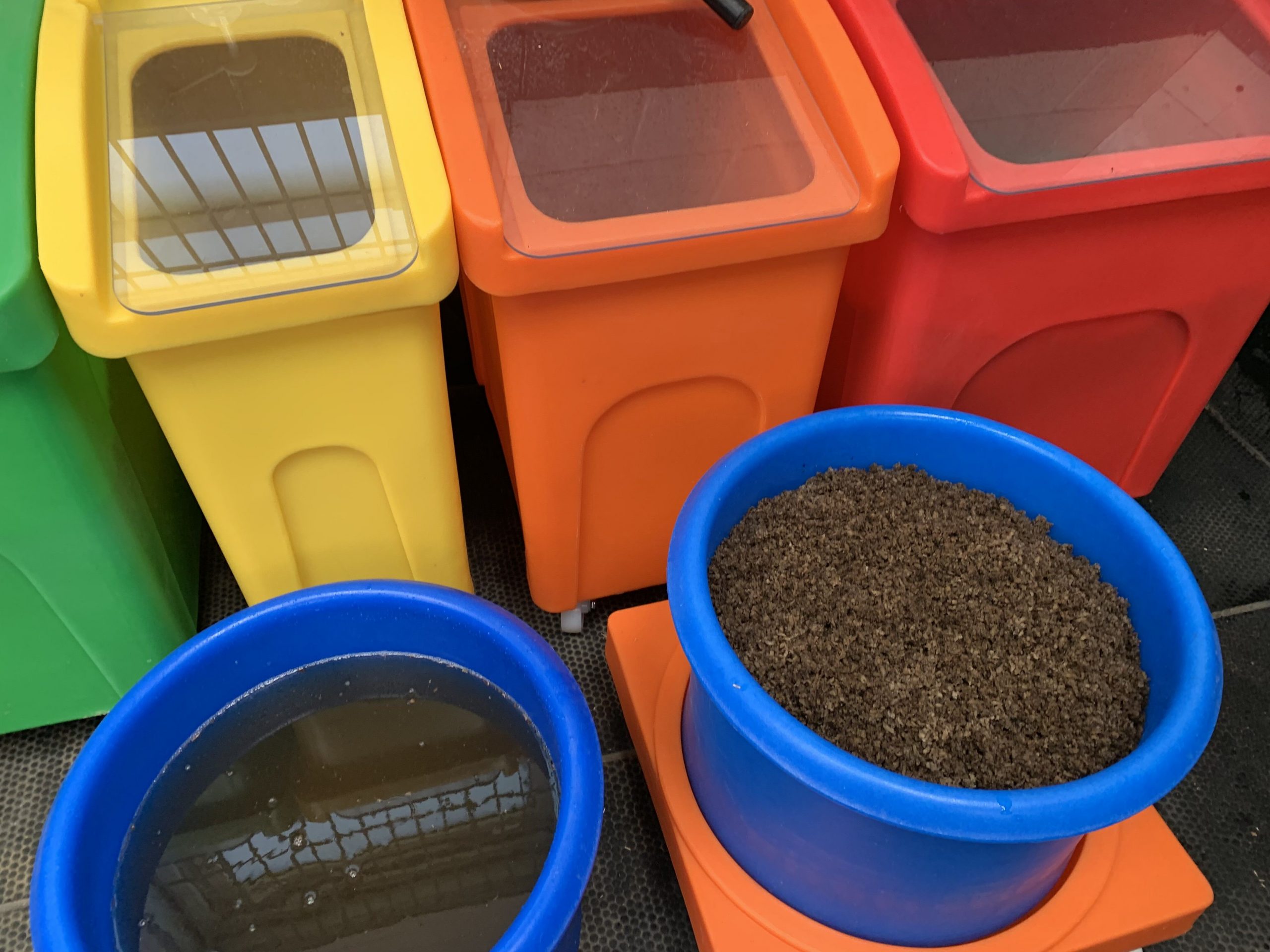 Wheeled Feed Bin Small