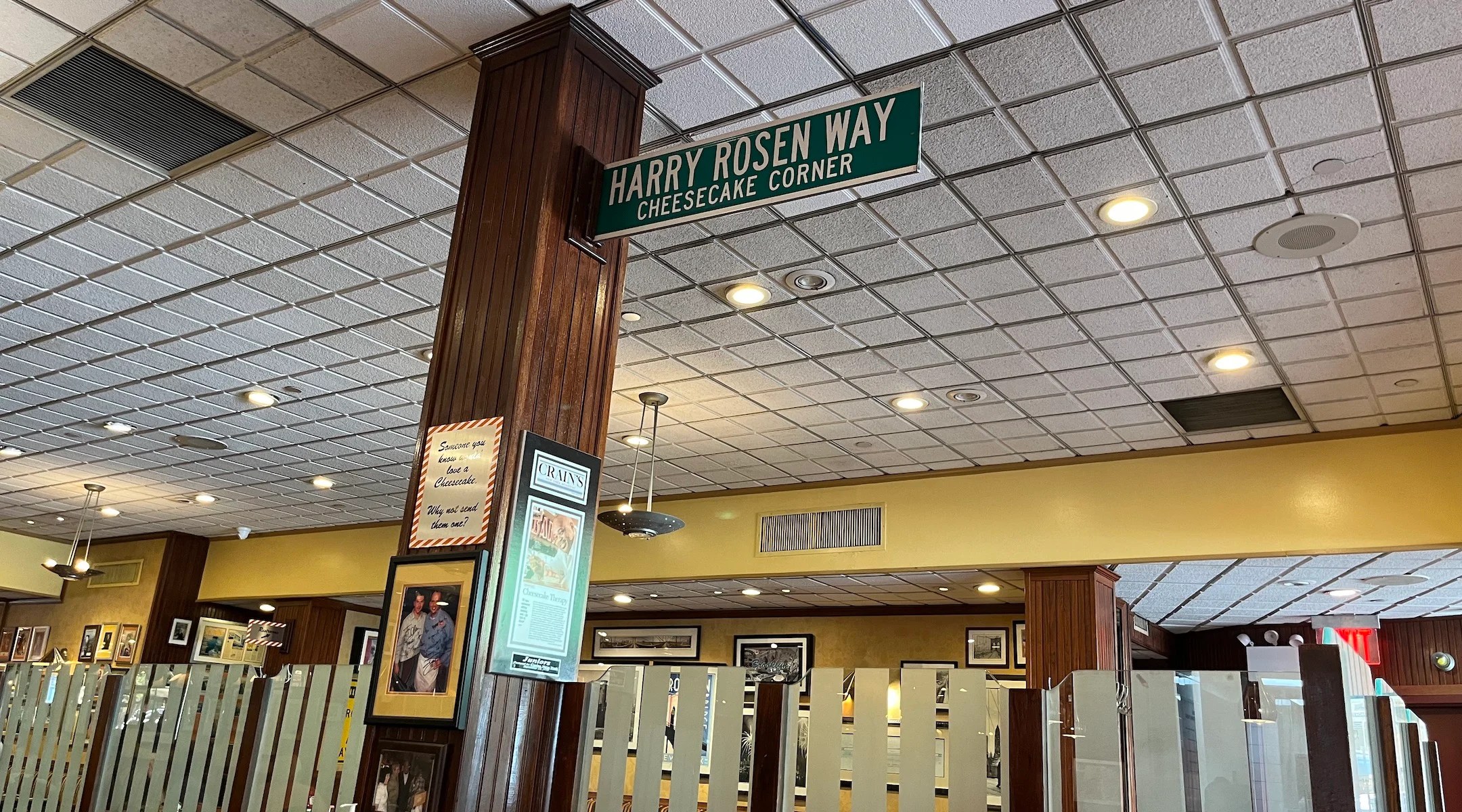 Cheesecake Corner in Brooklyn honors the Jewish founder of Junior's