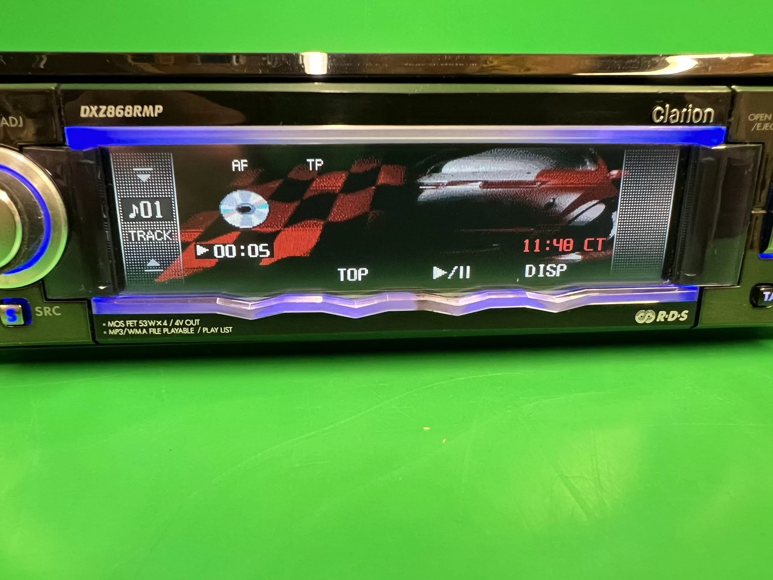 Clarion Dxz868Rmp high spec CD player touchscreen rare model - JT Audio