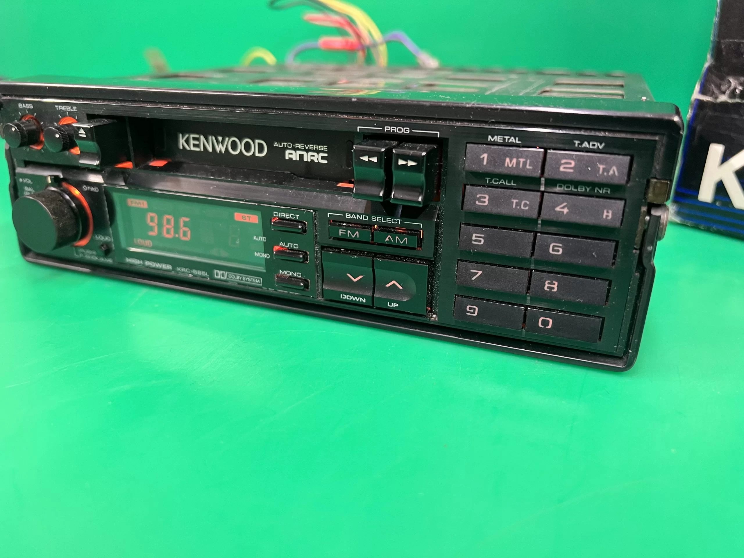 Kenwood Krc565L old pull out car radio cassette player JT Audio