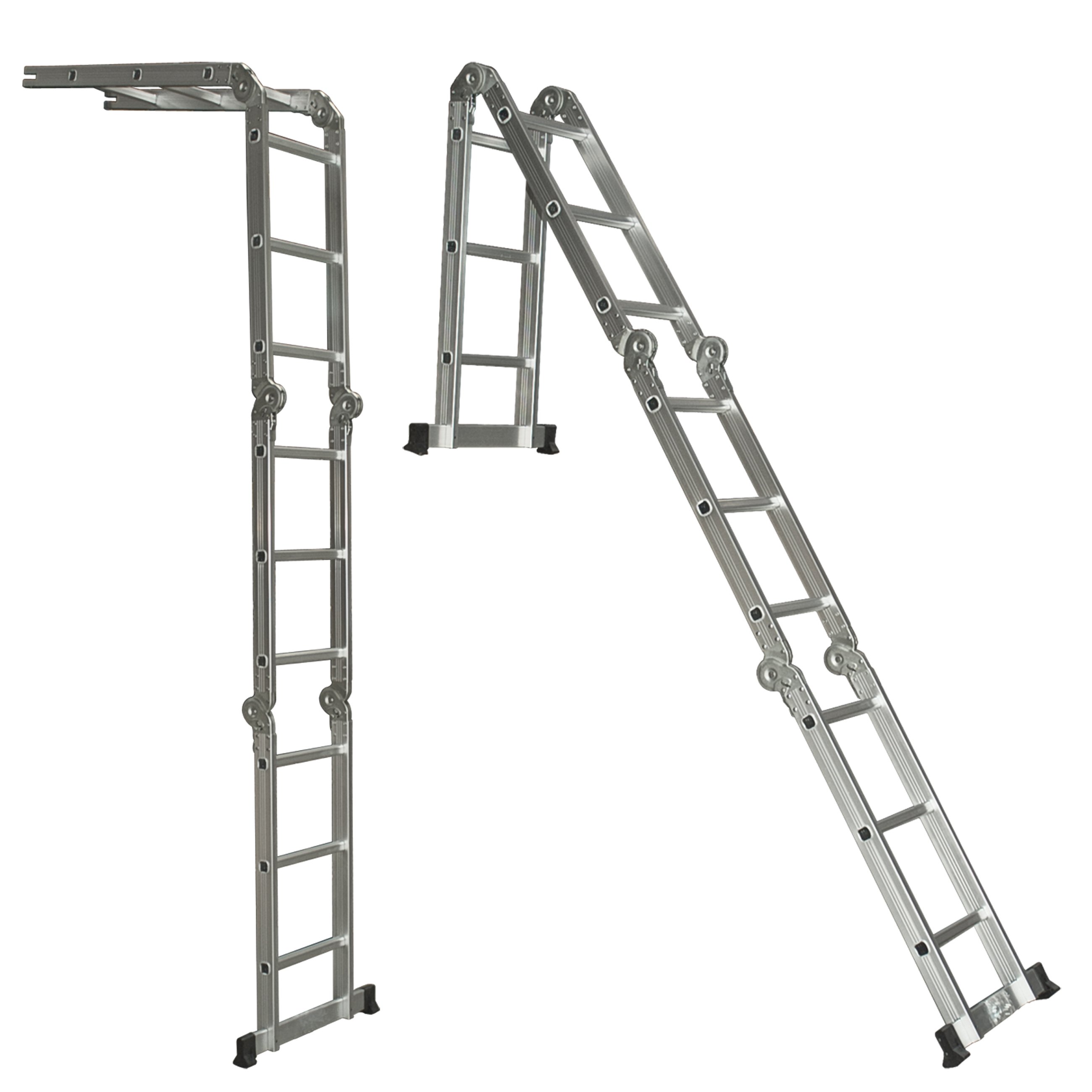 Buy Multi Purpose Aluminium Ladder (4 x 4) 15ft In Sri Lanka Joher