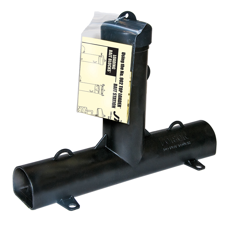 Top Loader™ Black Plastic Bait Station J.T. Eaton