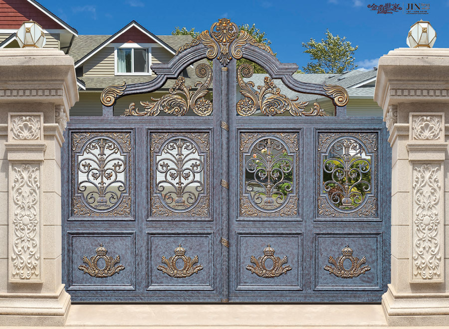 Aluminum Main Gate with Nice Design and Appearance