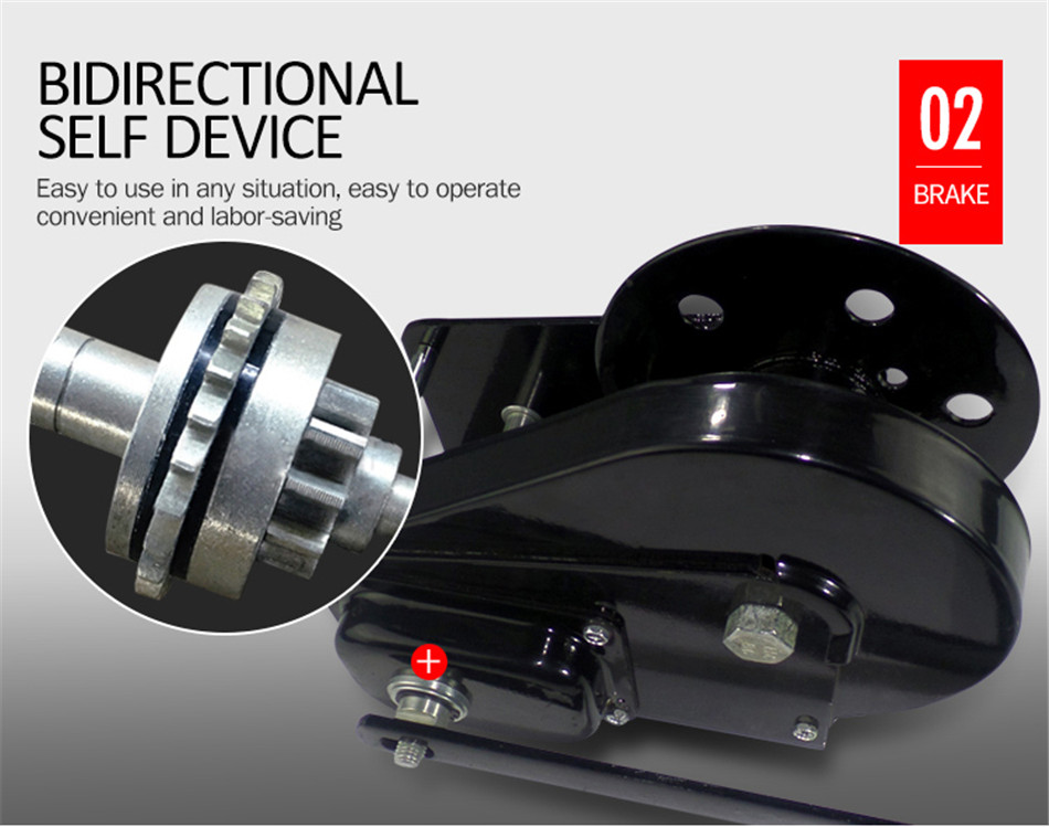 Wholesale Self locking hand winch heavy selflocking winch manual wire