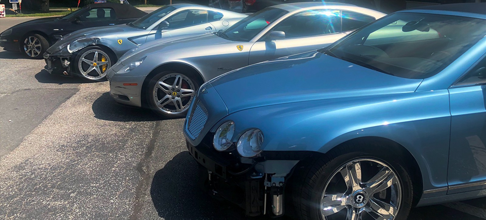 JTs Collision Repair Specializing in Ferrari body repair Ferrari custom