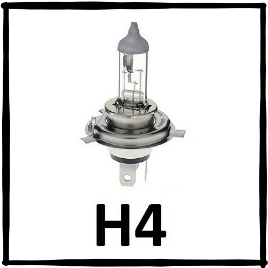 H4 Halogen Globes (Pair) JTX Lighting