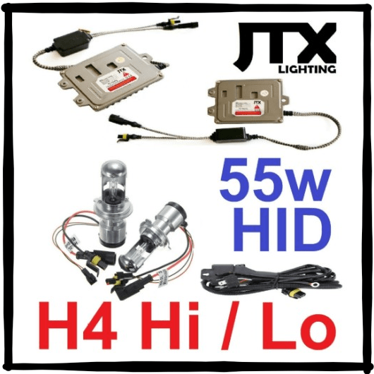HID Kit (H4, 55W, 4300K) JTX Lighting