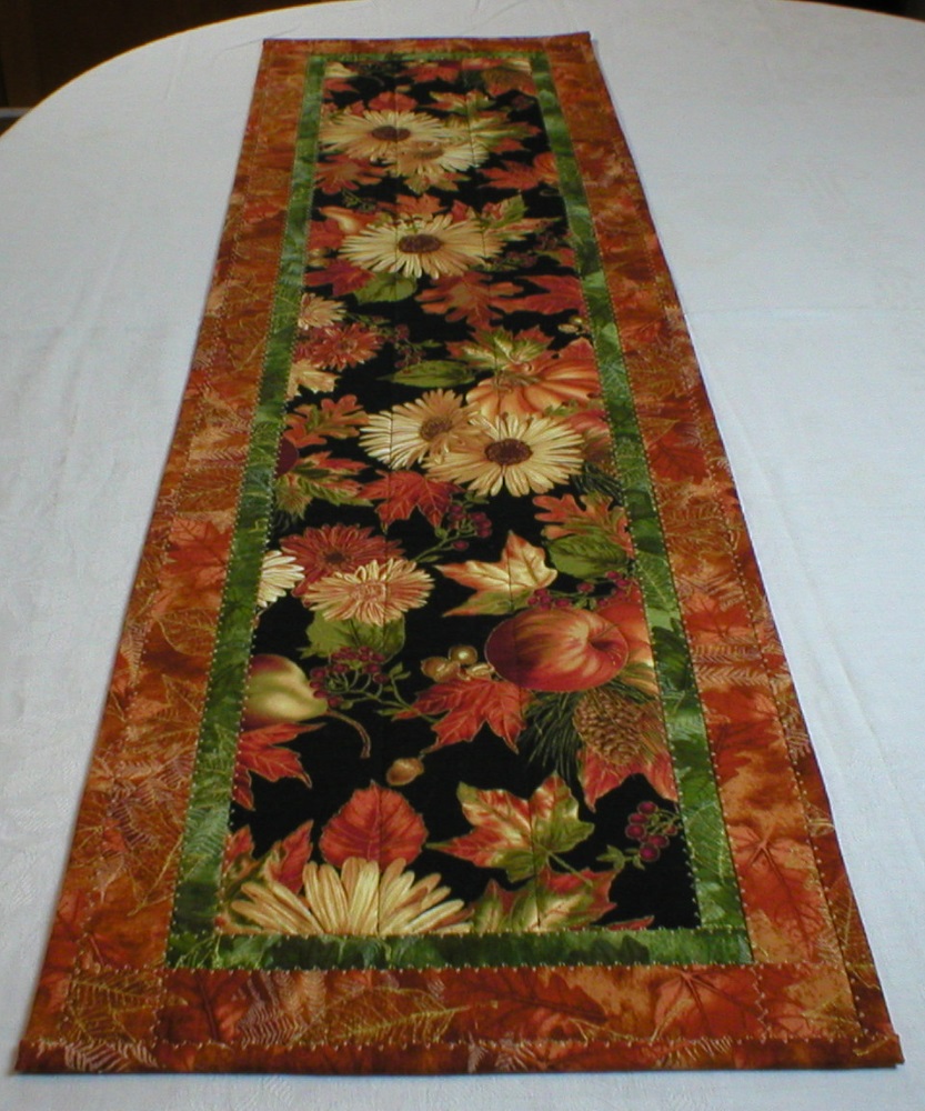 handmade quilted table runner
