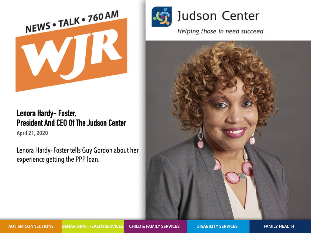 Lenora Hardy Foster 760AM Interview about the PPP loan Judson Center