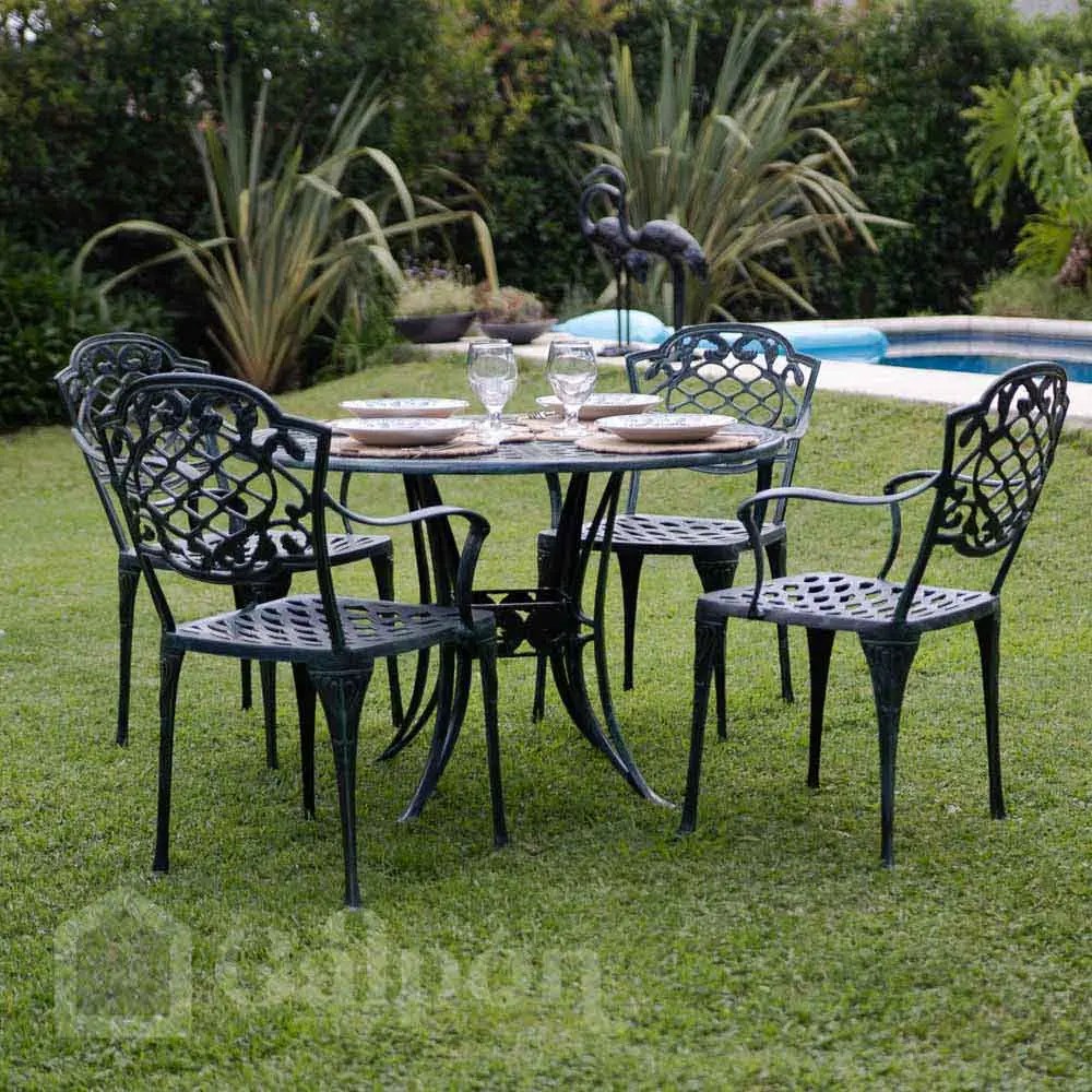 Juego De Jardín De Fundición Resistente Y Duradero Jugando Ando