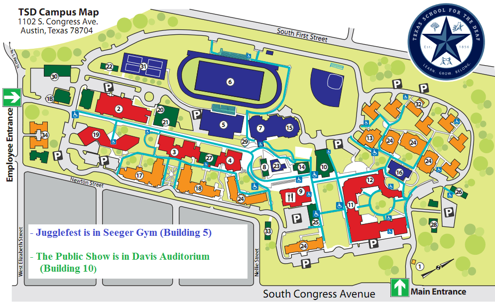 California School For The Deaf Riverside Campus Map Montegut Middle School Texas School For The Deaf Austin Tx