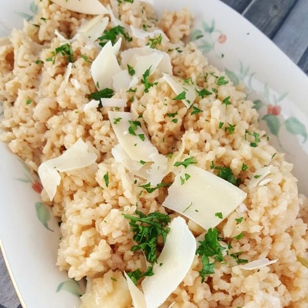 Rice Cooker Parmesan Risotto Recipe Juggling Act Mama