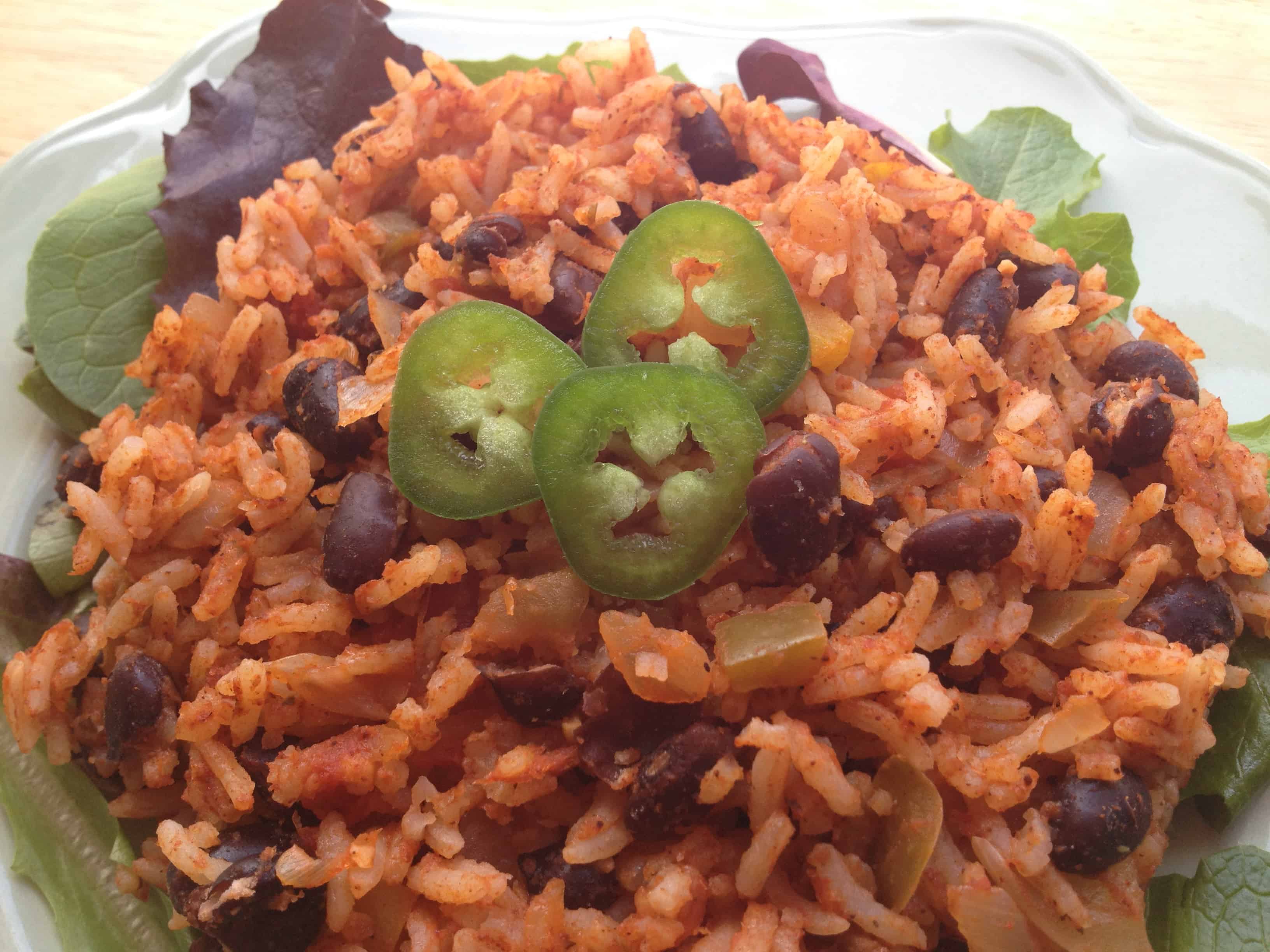 Easy Mexican Brown Rice and Beans by a Reluctant Planner Juggling with Julia
