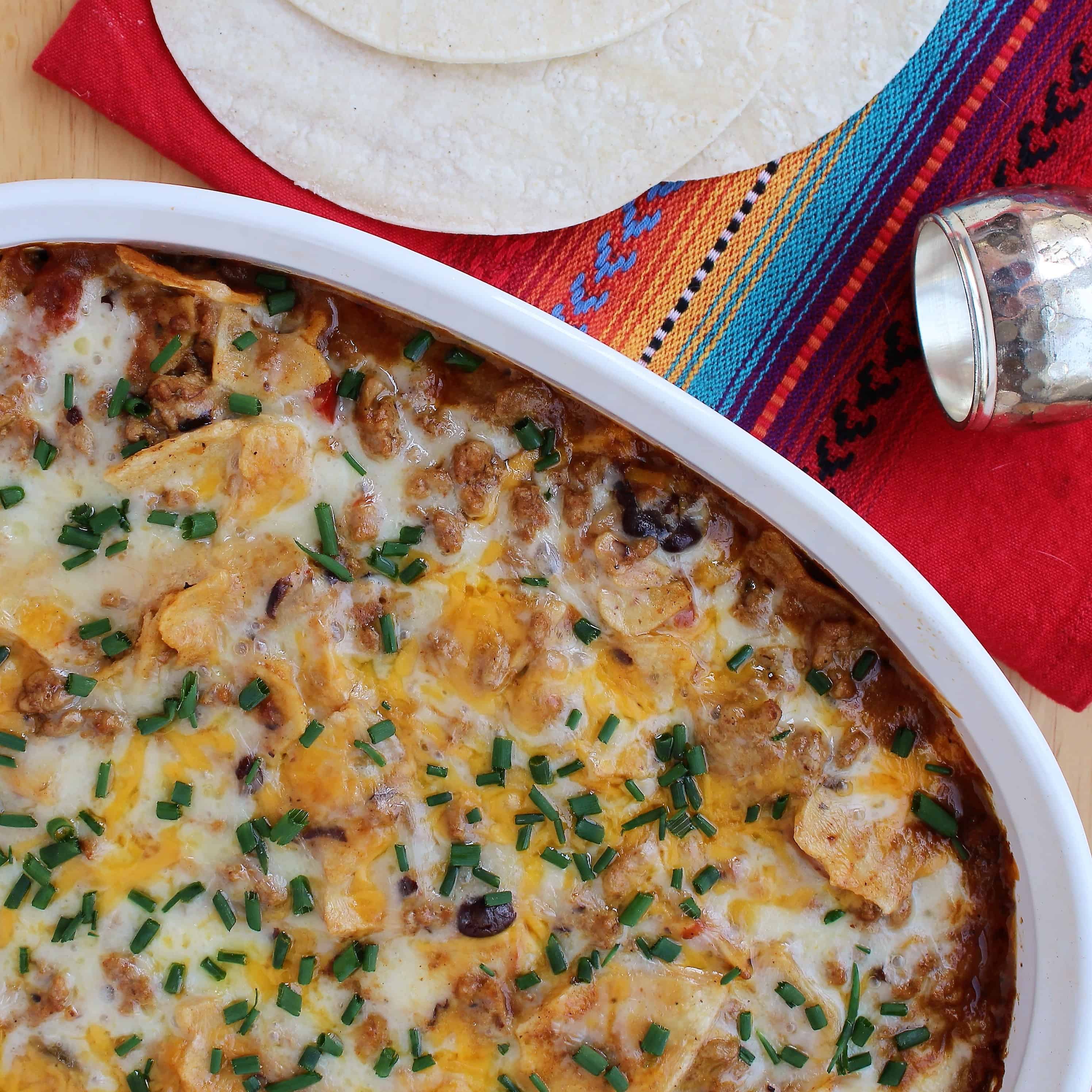 Mexican Tortilla Casserole (Gluten Free) Juggling with Julia